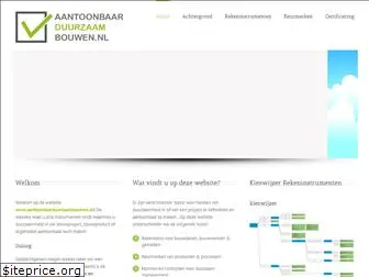 aantoonbaarduurzaambouwen.nl