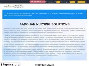 aarohannursingsolutions.com
