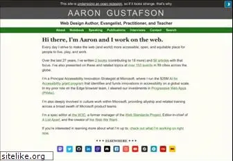 aaron-gustafson.com