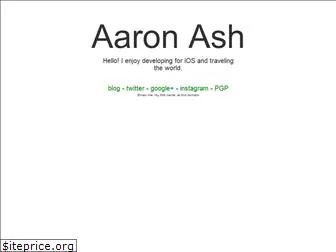 aaronash.com