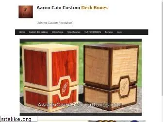 aaroncaincustomboxes.com