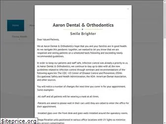 aarondentalandorthodontics.com