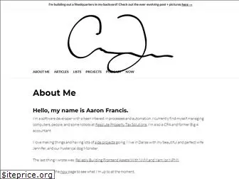 aaronfrancis.com