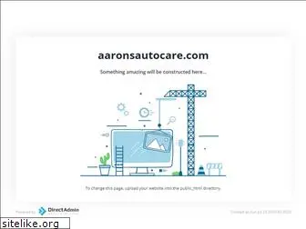 aaronsautocare.com