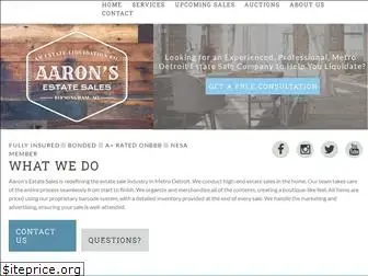 aaronsestatesales.com