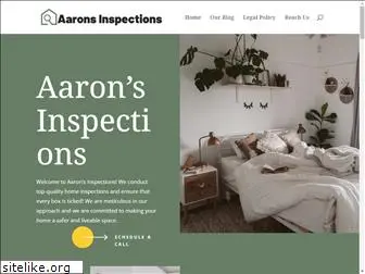 aaronsinspections.com