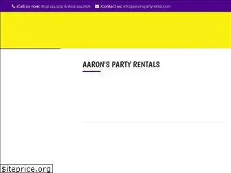 aaronspartyrental.com