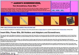aaronsscrewdrivers.com