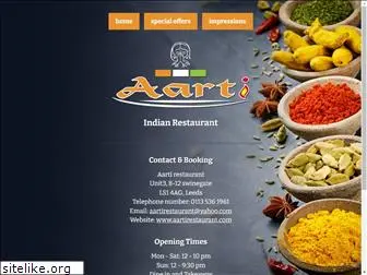 aartirestaurant.com