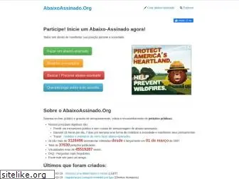 abaixoassinado.org