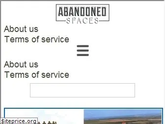 abandonedspaces.com