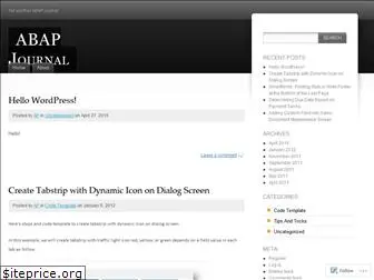 abapjournal.wordpress.com