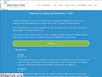 abbeydalebadminton.co.uk