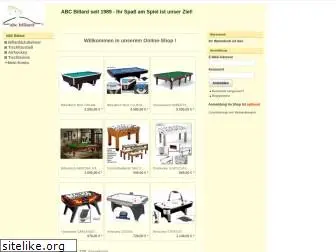 www.abc-billard.de website price