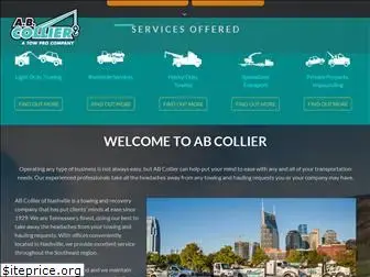 abcolliertowing.com