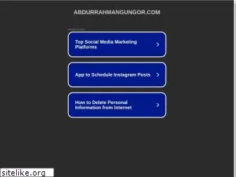 abdurrahmangungor.com