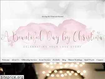 abeautifuldaybychristina.com