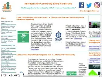 aberdeenshirecommunitysafety.org.uk