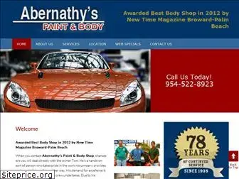 abernathyspaintandbody.com