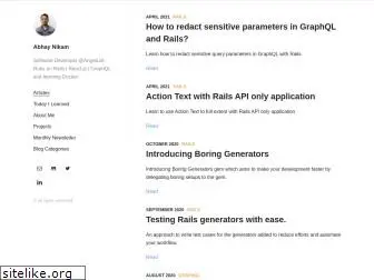 abhaynikam.me