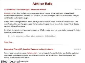 abhionrails.com