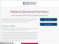 abileneadvanceddentistry.com