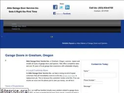 ablegaragedoorserviceoregon.com