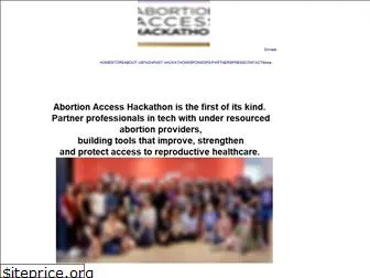 abortionaccesshackathon.com