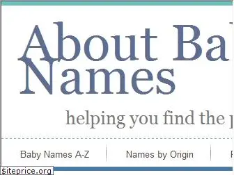 aboutbabynames.com