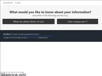 aboutmyinfo.org