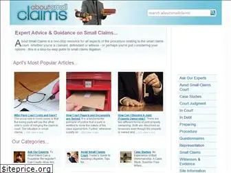 aboutsmallclaims.co.uk