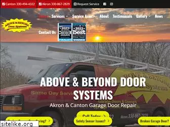 aboveandbeyonddoorsystems.com