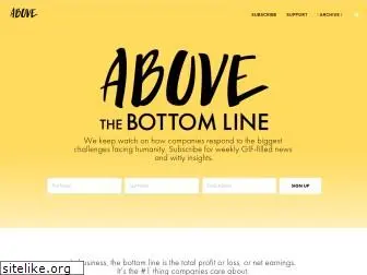 abovethebottomline.com