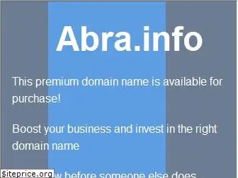 abra.info