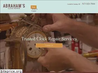 abrahamsclockrepair.com