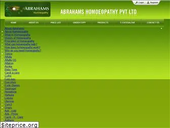 abrahamshomoeopathy.com