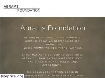 abramsfoundation.org