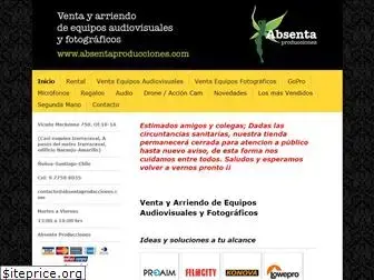 absentaproducciones.com