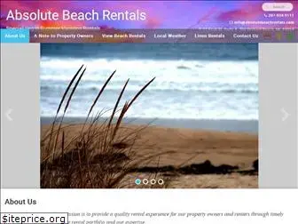 absolutebeachrentals.com