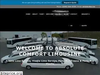 absolutecomfortlimousine.com