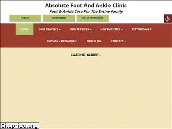 absolutefootandankleclinic.com