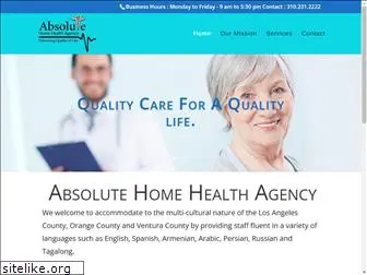 absolutehomehealthagency.org