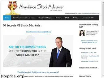 abundancestockadvisors.com