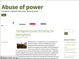 abuse-of-power.org