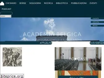 academiabelgica.it