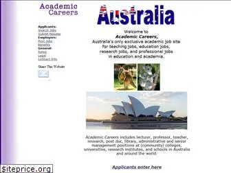 academiccareers-australia.com