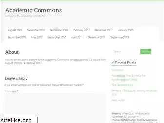 academiccommons.org