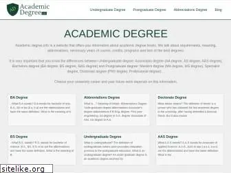 academicdegree.info