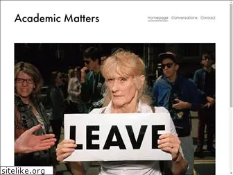 academicmatters.org