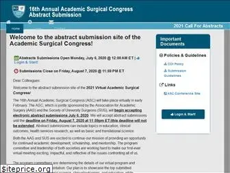 academicsurgicalcongress.us